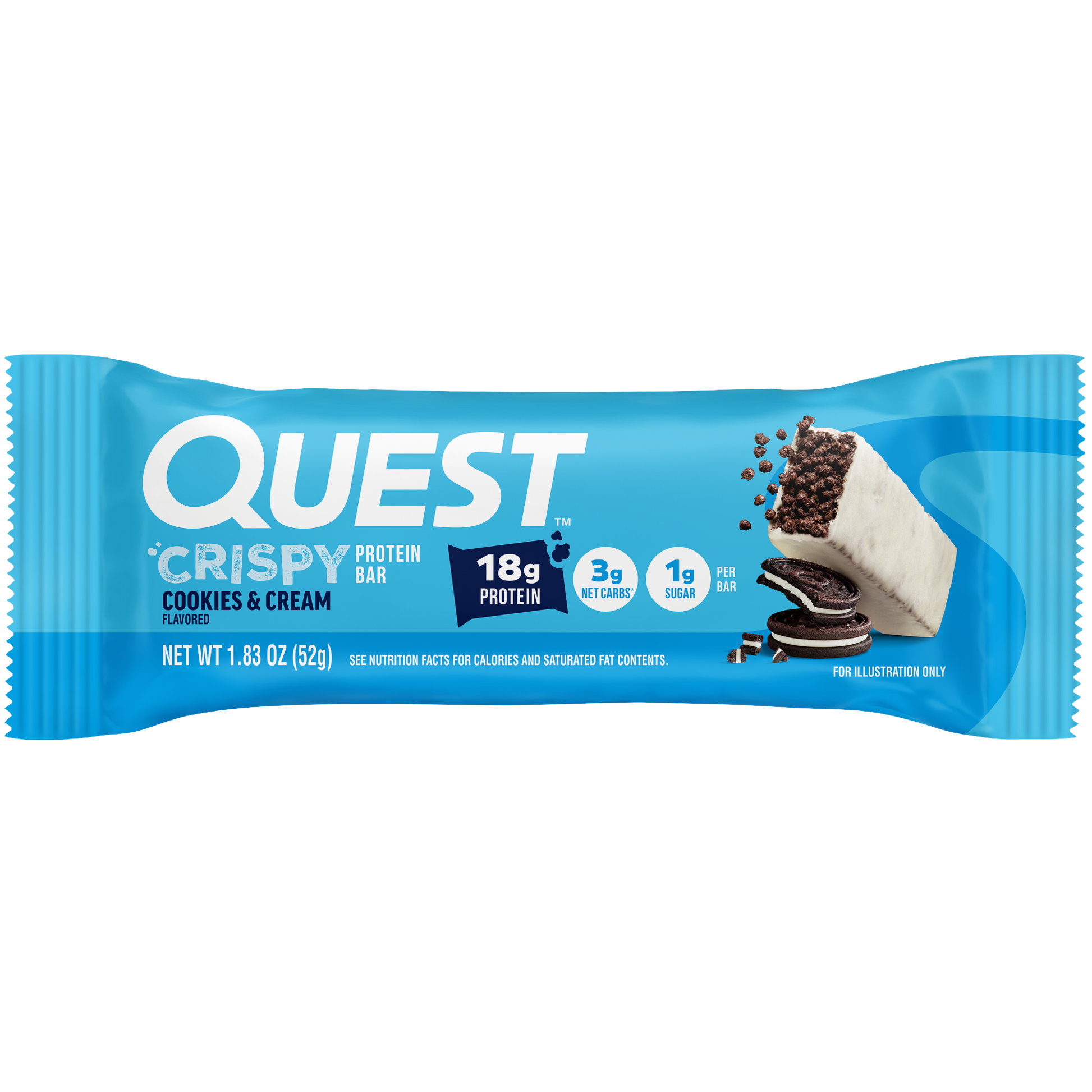 cookies-and-cream-crispy-hero-protein-bars-o2 400110_QN_USA_Pkg_Crispy_ProteinBar_CAC_Wrapper_3D_Front_Force.png